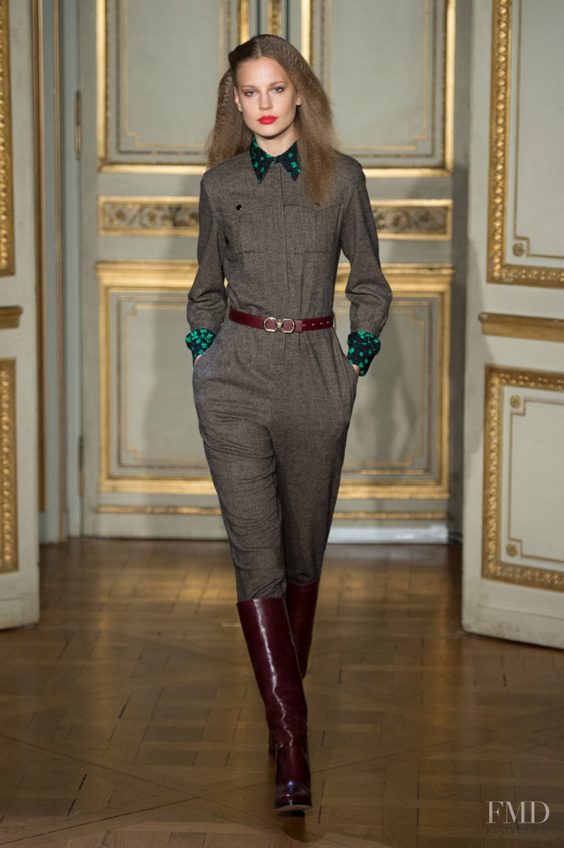 Elisabeth Erm featured in  the Vanessa Seward fashion show for Autumn/Winter 2015