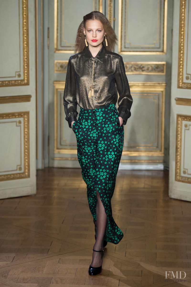 Elisabeth Erm featured in  the Vanessa Seward fashion show for Autumn/Winter 2015