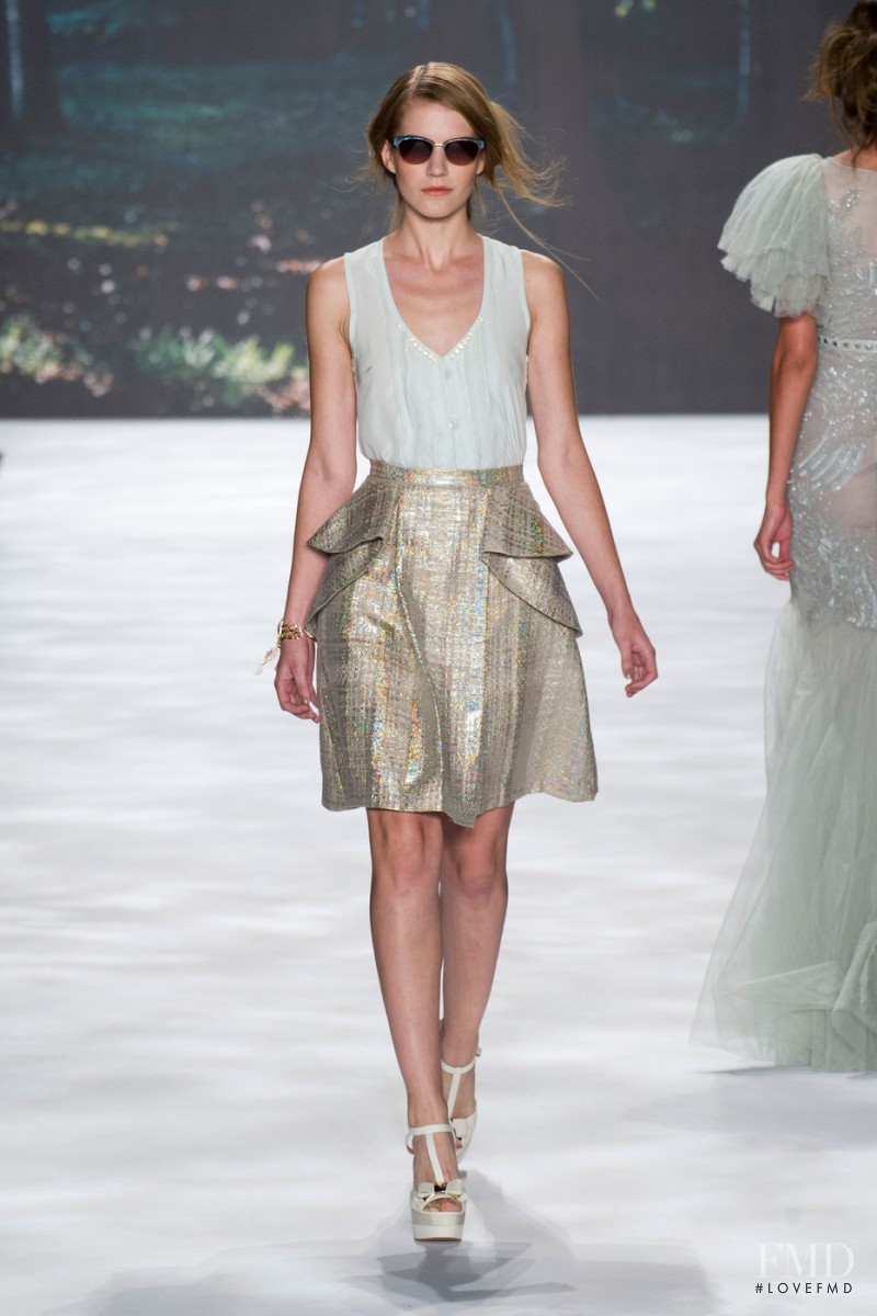 Badgley Mischka fashion show for Spring/Summer 2013