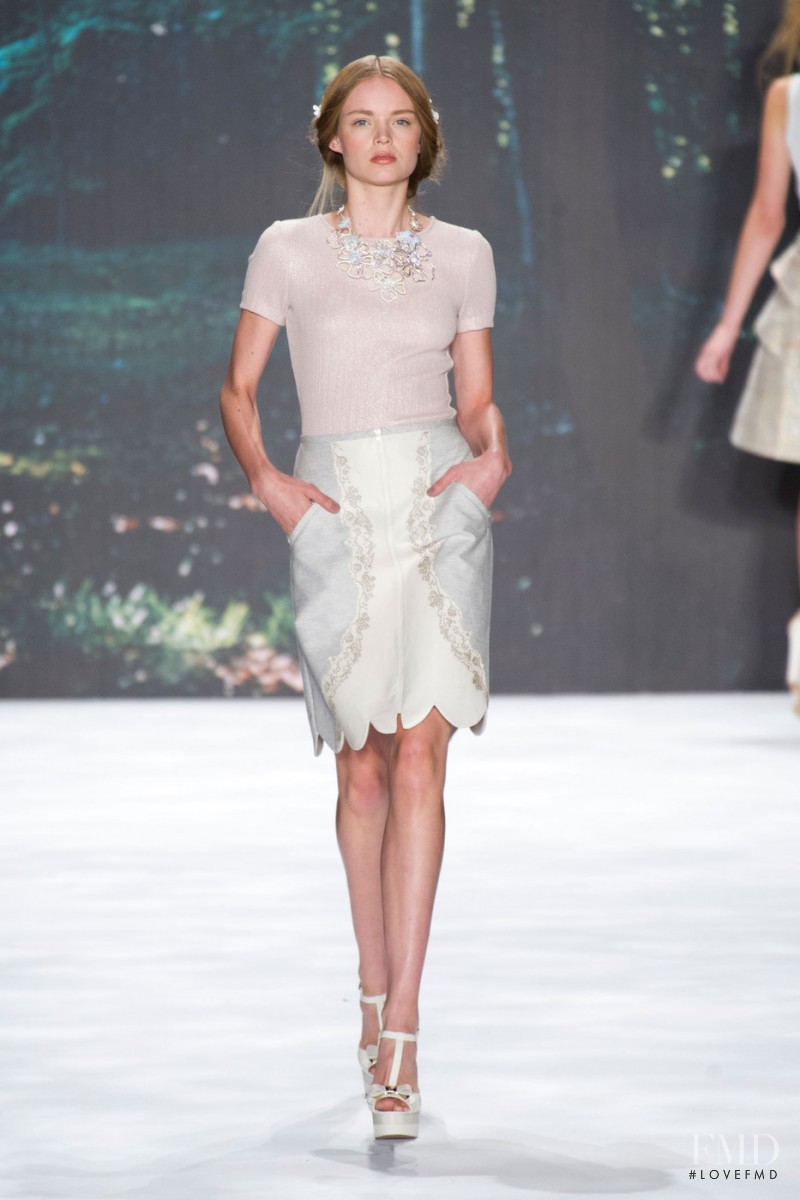 Badgley Mischka fashion show for Spring/Summer 2013