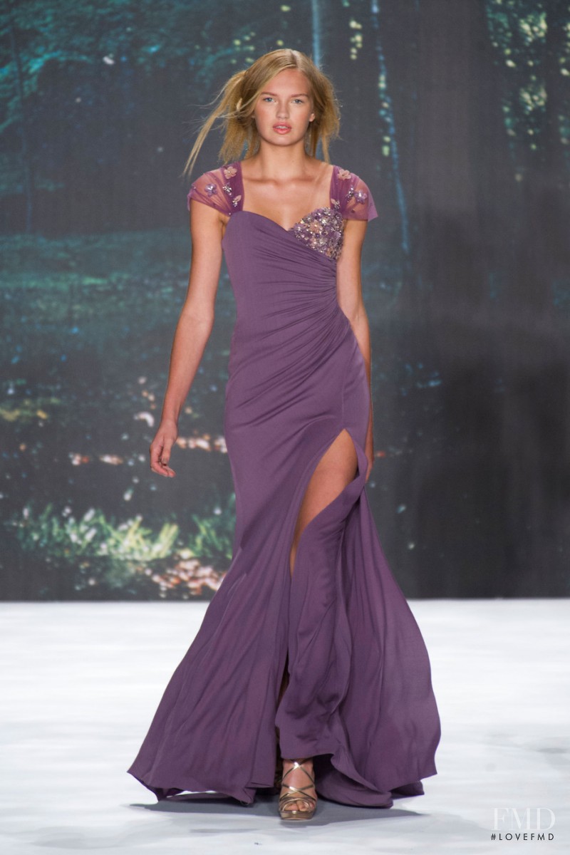 Romee Strijd featured in  the Badgley Mischka fashion show for Spring/Summer 2013