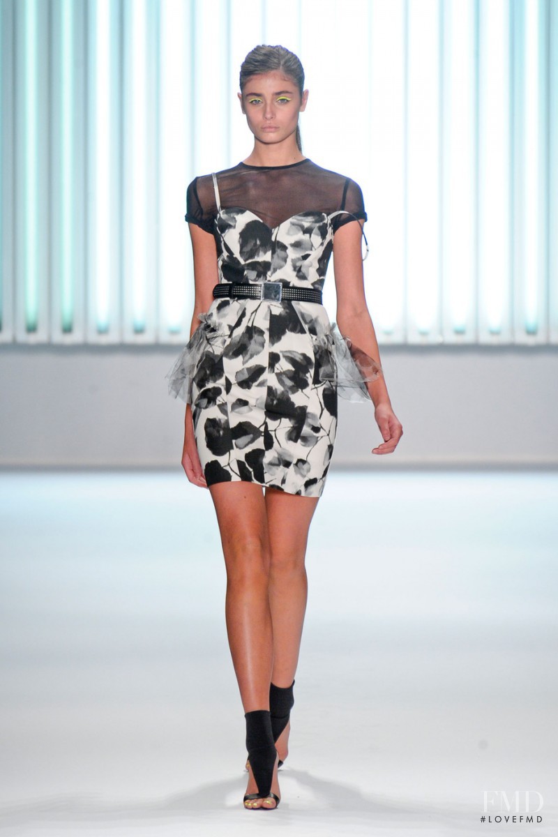Taylor Hill featured in  the Milly fashion show for Spring/Summer 2013