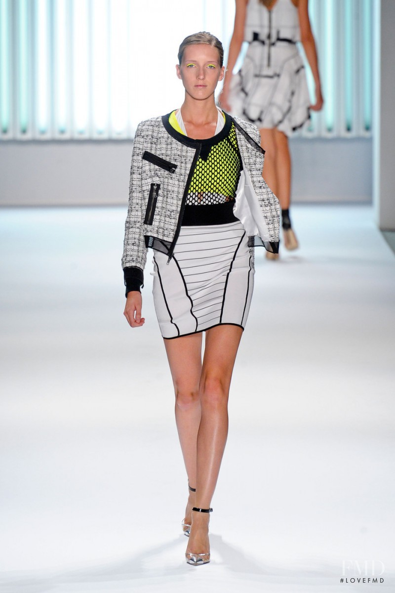 Iris Egbers featured in  the Milly fashion show for Spring/Summer 2013
