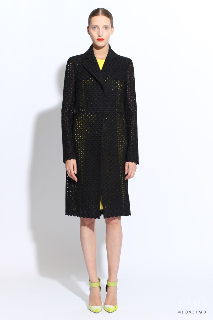 Iris Egbers featured in  the Monique Lhuillier fashion show for Resort 2013