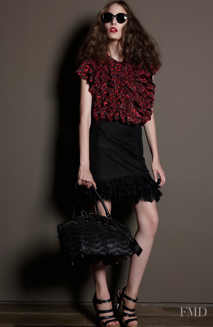Zuzanna Bijoch featured in  the Trussardi 1911 fashion show for Spring/Summer 2011