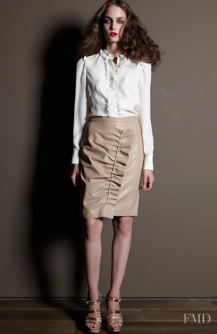 Zuzanna Bijoch featured in  the Trussardi 1911 fashion show for Spring/Summer 2011