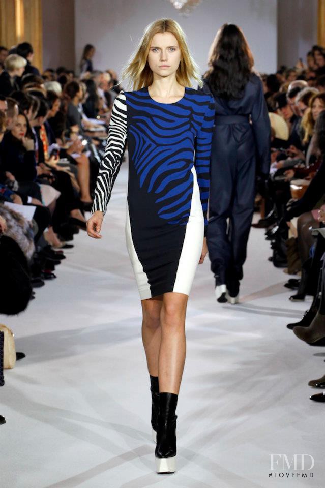 Cato van Ee featured in  the Felipe Oliveira Baptista fashion show for Autumn/Winter 2012