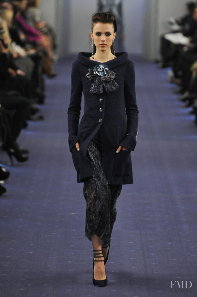 Margaret Qualley featured in  the Chanel Haute Couture fashion show for Spring/Summer 2012