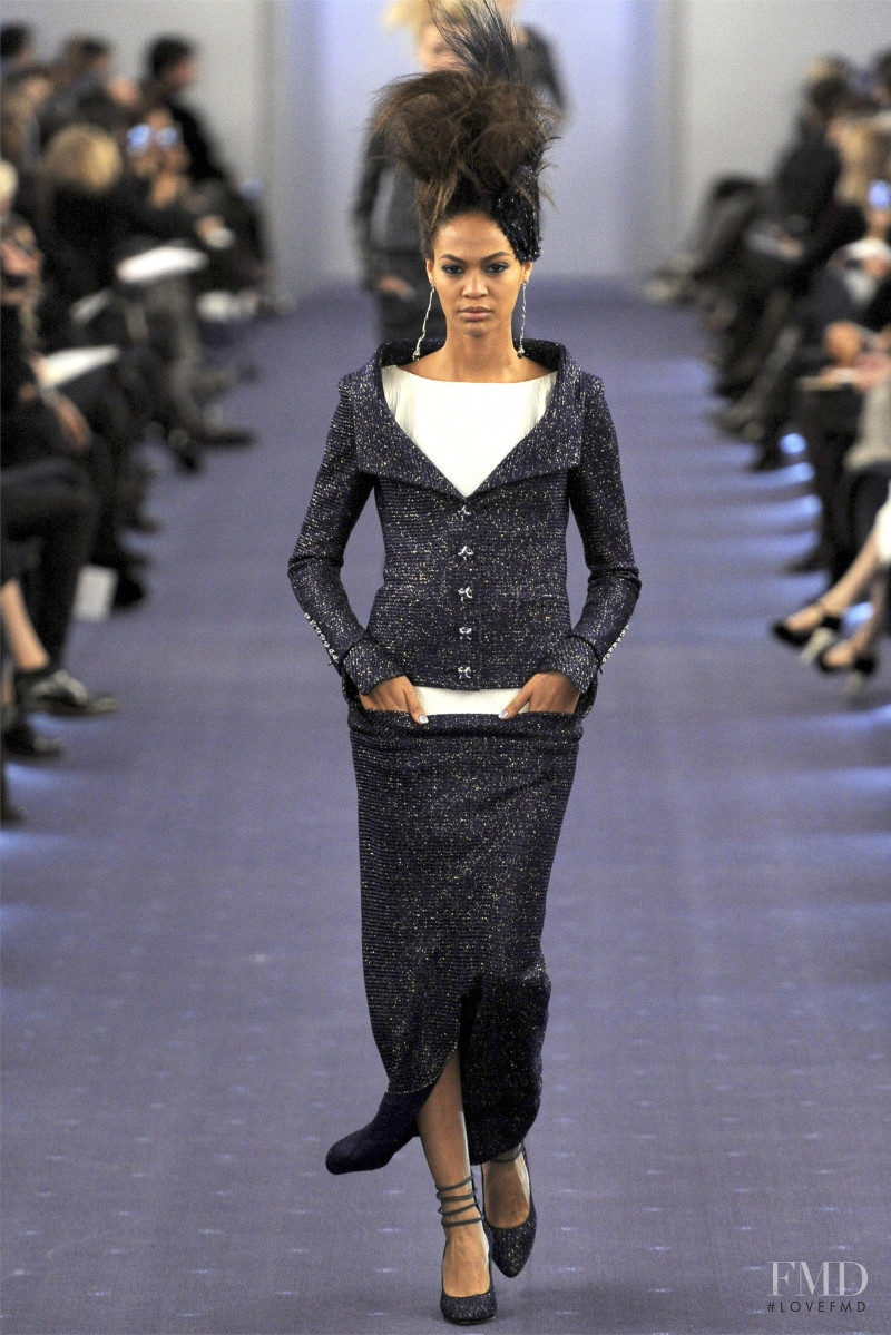 Joan Smalls featured in  the Chanel Haute Couture fashion show for Spring/Summer 2012