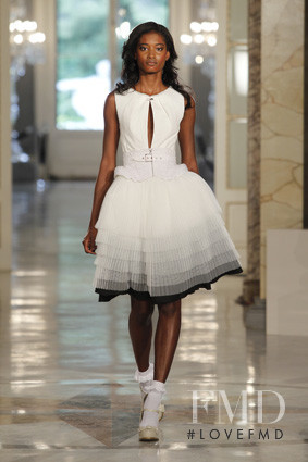 Melodie Monrose featured in  the Schipper Arques fashion show for Spring/Summer 2013