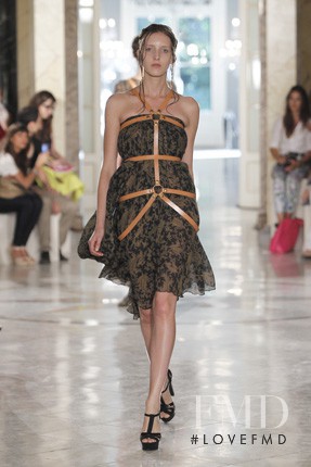 Iris Egbers featured in  the Juan Pedro Lopez fashion show for Spring/Summer 2013