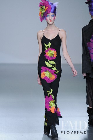 Iris Egbers featured in  the Elisa Palomino fashion show for Autumn/Winter 2012