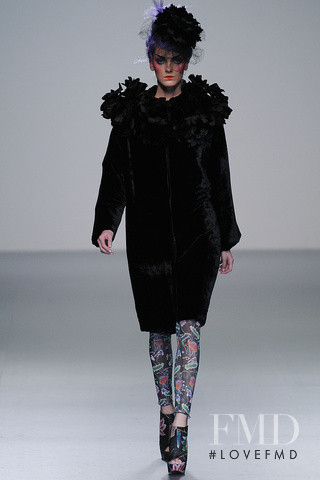 Denisa Dvorakova featured in  the Elisa Palomino fashion show for Autumn/Winter 2012