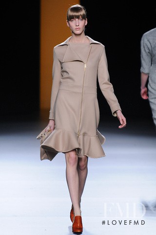 Iris Egbers featured in  the Juanjo Oliva fashion show for Autumn/Winter 2012