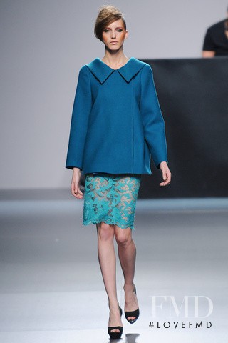 Iris Egbers featured in  the Juana Martin fashion show for Autumn/Winter 2012