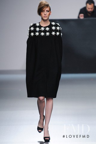 Iris Egbers featured in  the Juana Martin fashion show for Autumn/Winter 2012