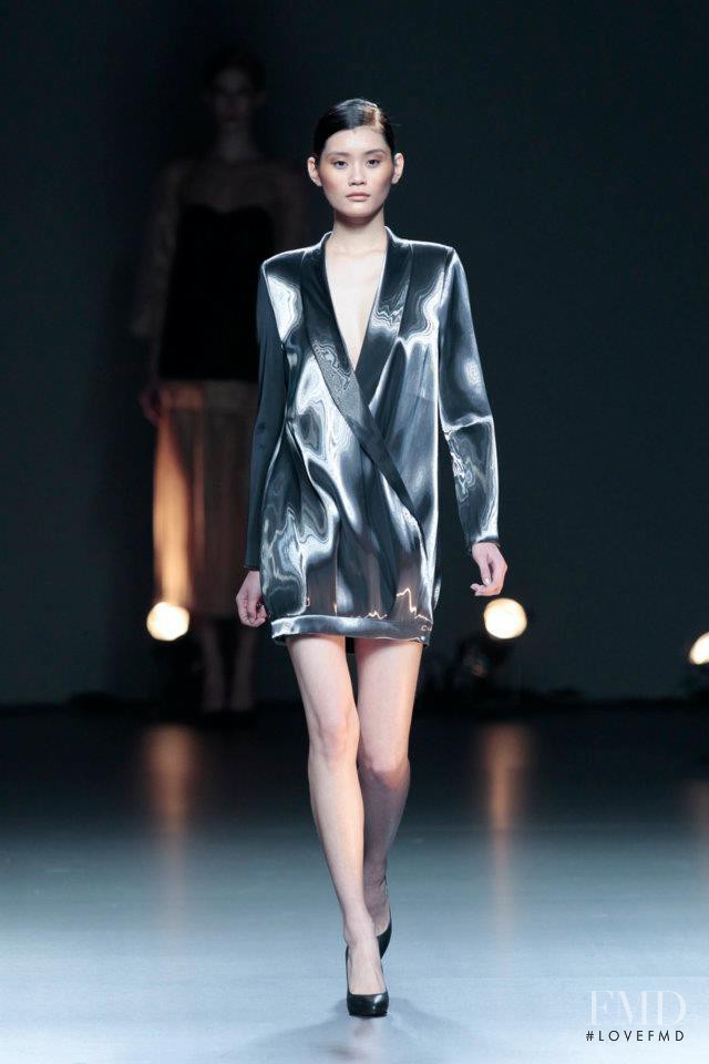 Ming Xi featured in  the Duyos fashion show for Autumn/Winter 2012