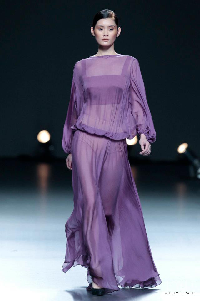 Ming Xi featured in  the Duyos fashion show for Autumn/Winter 2012