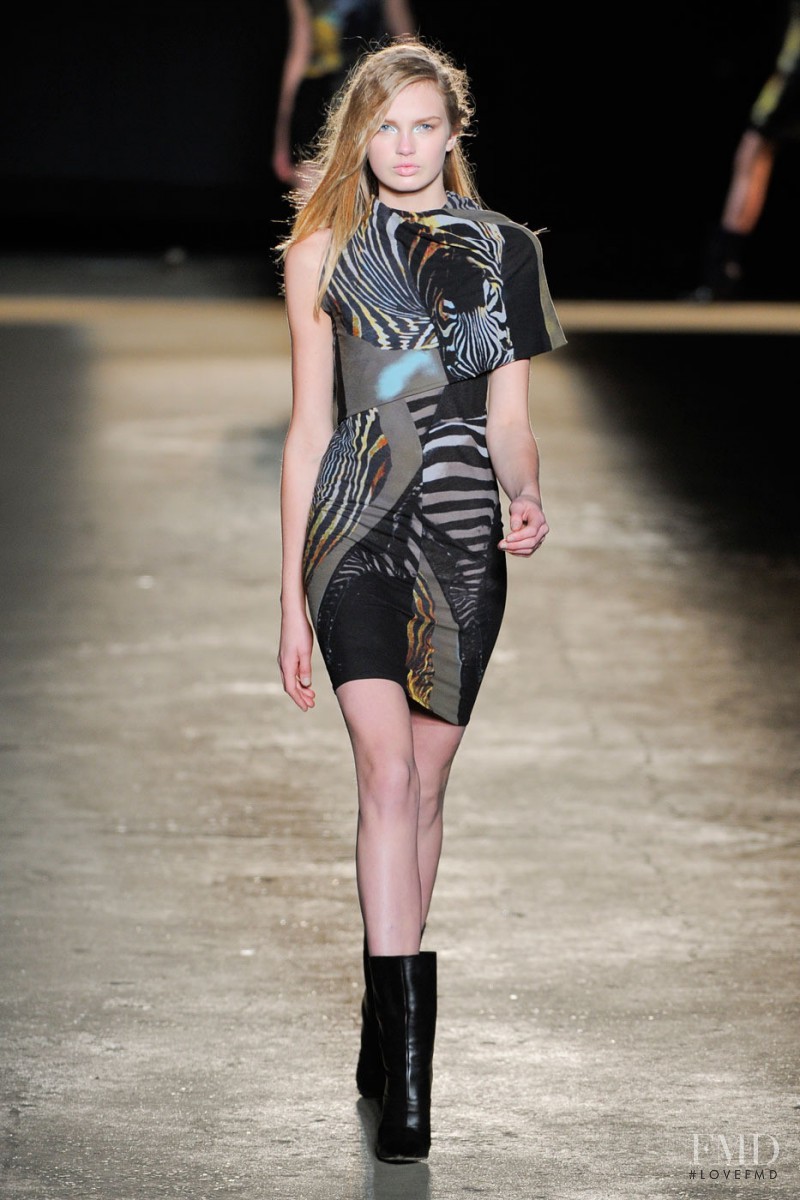 Romee Strijd featured in  the EDUN fashion show for Autumn/Winter 2012
