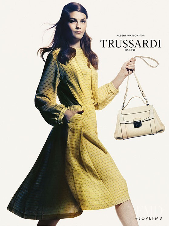 Amber Anderson featured in  the Trussardi advertisement for Spring/Summer 2013