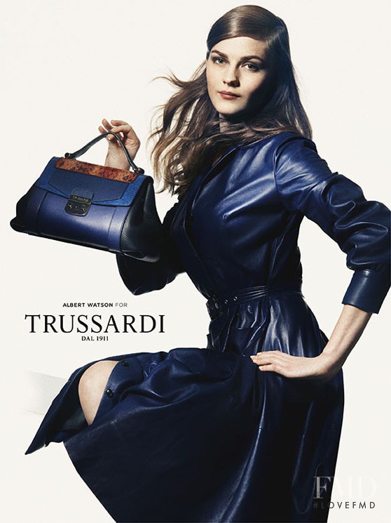 Amber Anderson featured in  the Trussardi advertisement for Spring/Summer 2013