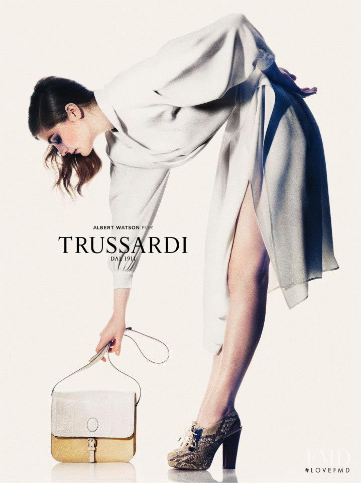 Amber Anderson featured in  the Trussardi advertisement for Spring/Summer 2013