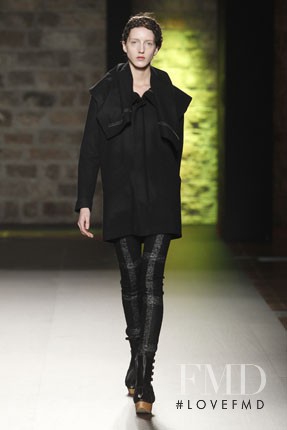 Iris Egbers featured in  the Miriam Ponsa fashion show for Autumn/Winter 2012