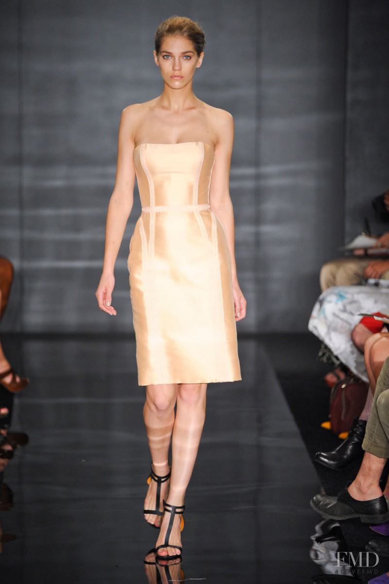 Samantha Gradoville featured in  the Reem Acra fashion show for Spring/Summer 2012