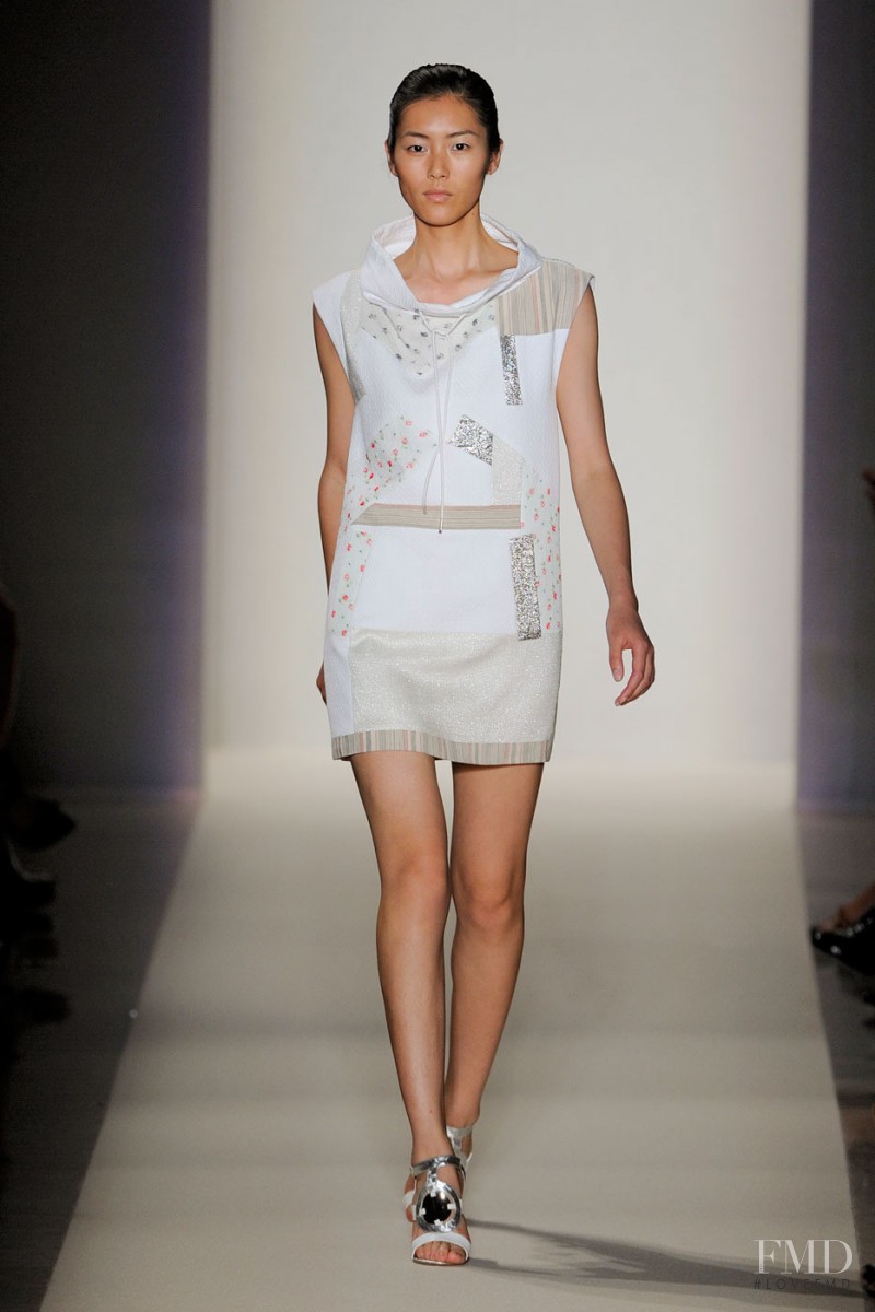 Liu Wen featured in  the Vanessa Bruno fashion show for Spring/Summer 2012