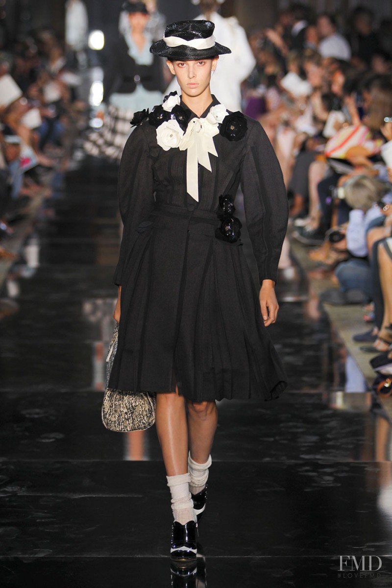 Ruby Aldridge featured in  the John Galliano fashion show for Spring/Summer 2012