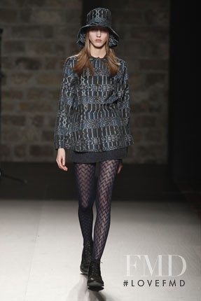 Iris Egbers featured in  the Alexis Reyna fashion show for Autumn/Winter 2012