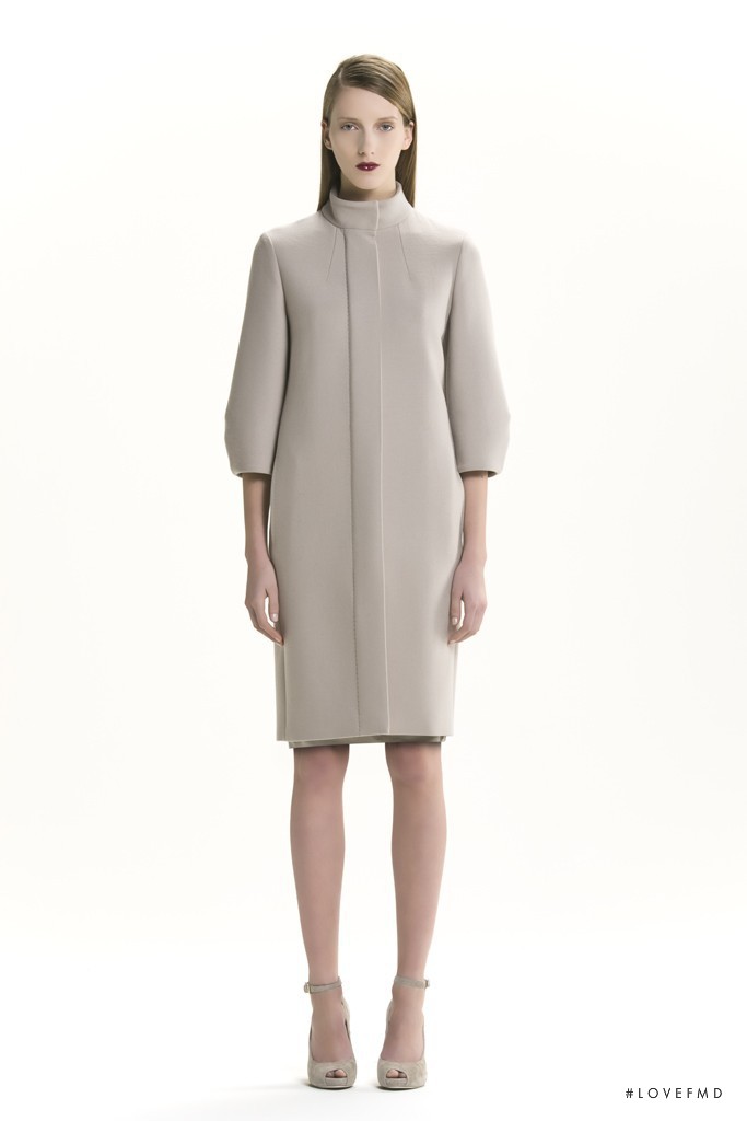 Iris Egbers featured in  the Max Mara fashion show for Pre-Fall 2012