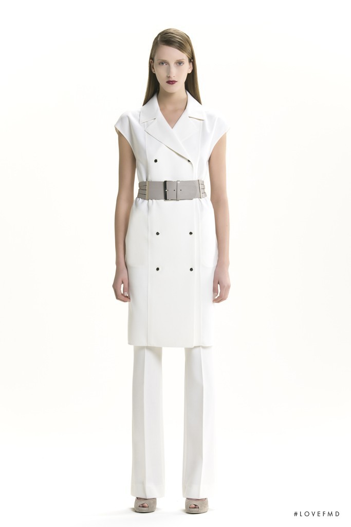 Iris Egbers featured in  the Max Mara fashion show for Pre-Fall 2012