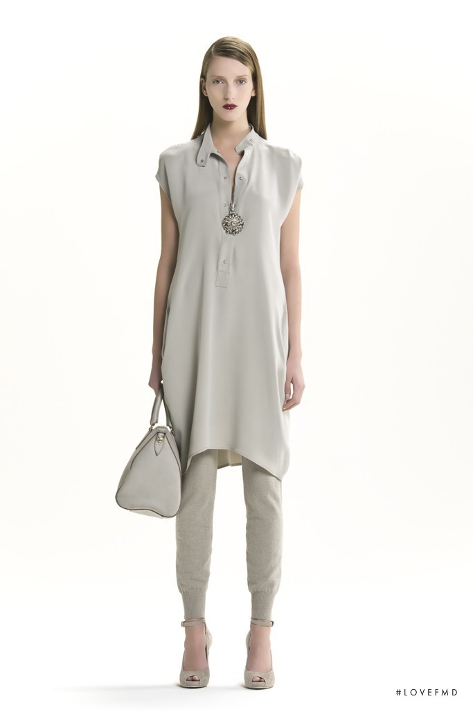 Iris Egbers featured in  the Max Mara fashion show for Pre-Fall 2012
