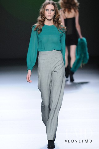 Iris Egbers featured in  the Teresa Helbig fashion show for Autumn/Winter 2012