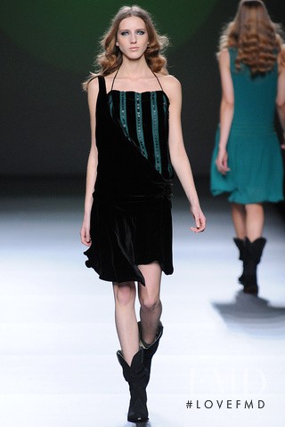 Iris Egbers featured in  the Teresa Helbig fashion show for Autumn/Winter 2012