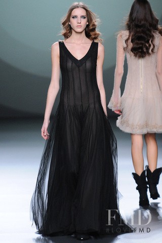 Iris Egbers featured in  the Teresa Helbig fashion show for Autumn/Winter 2012
