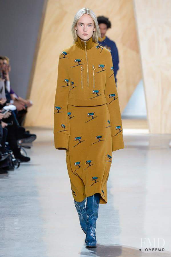 Harleth Kuusik featured in  the Lacoste fashion show for Autumn/Winter 2016