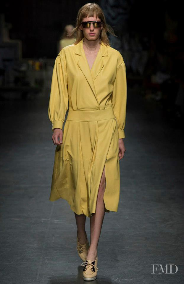 Marique Schimmel featured in  the Trussardi fashion show for Spring/Summer 2013