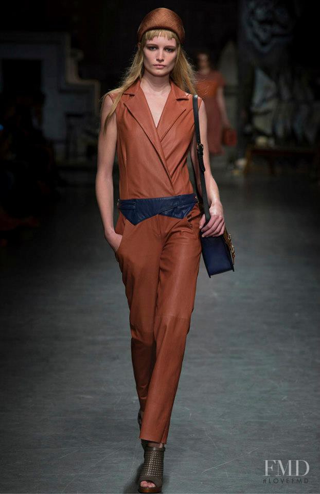 Maud Welzen featured in  the Trussardi fashion show for Spring/Summer 2013