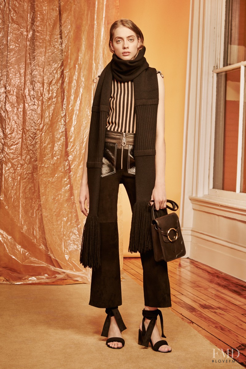 Odette Pavlova featured in  the EDUN lookbook for Pre-Fall 2016