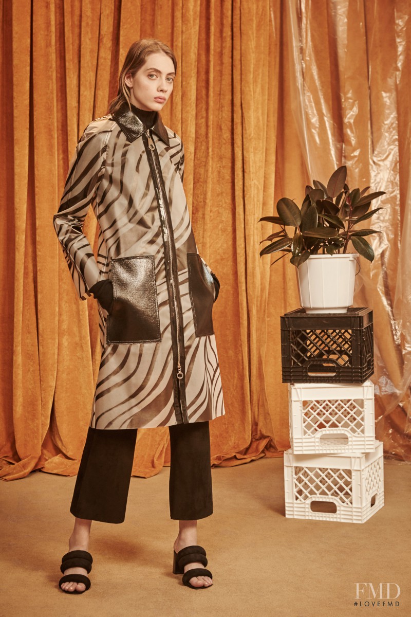 Odette Pavlova featured in  the EDUN lookbook for Pre-Fall 2016