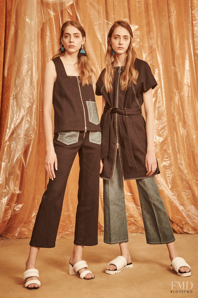 Odette Pavlova featured in  the EDUN lookbook for Pre-Fall 2016