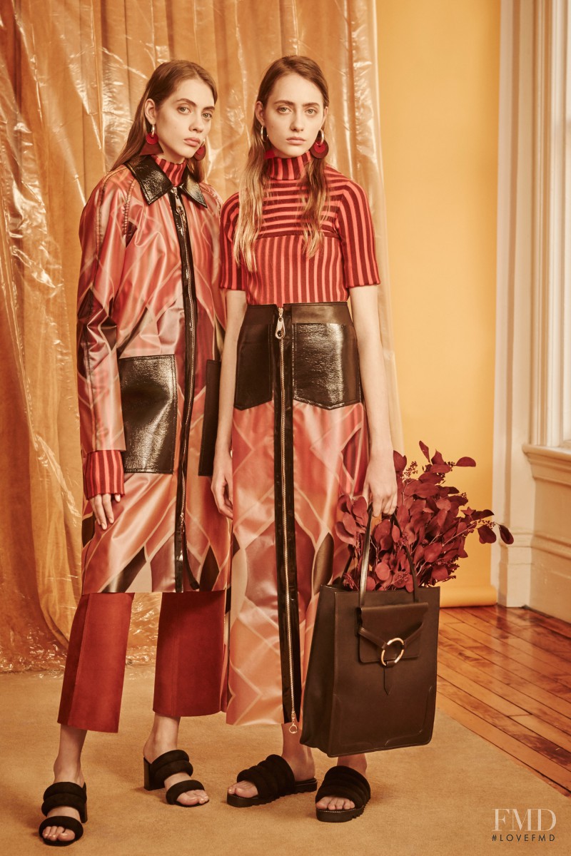 Odette Pavlova featured in  the EDUN lookbook for Pre-Fall 2016