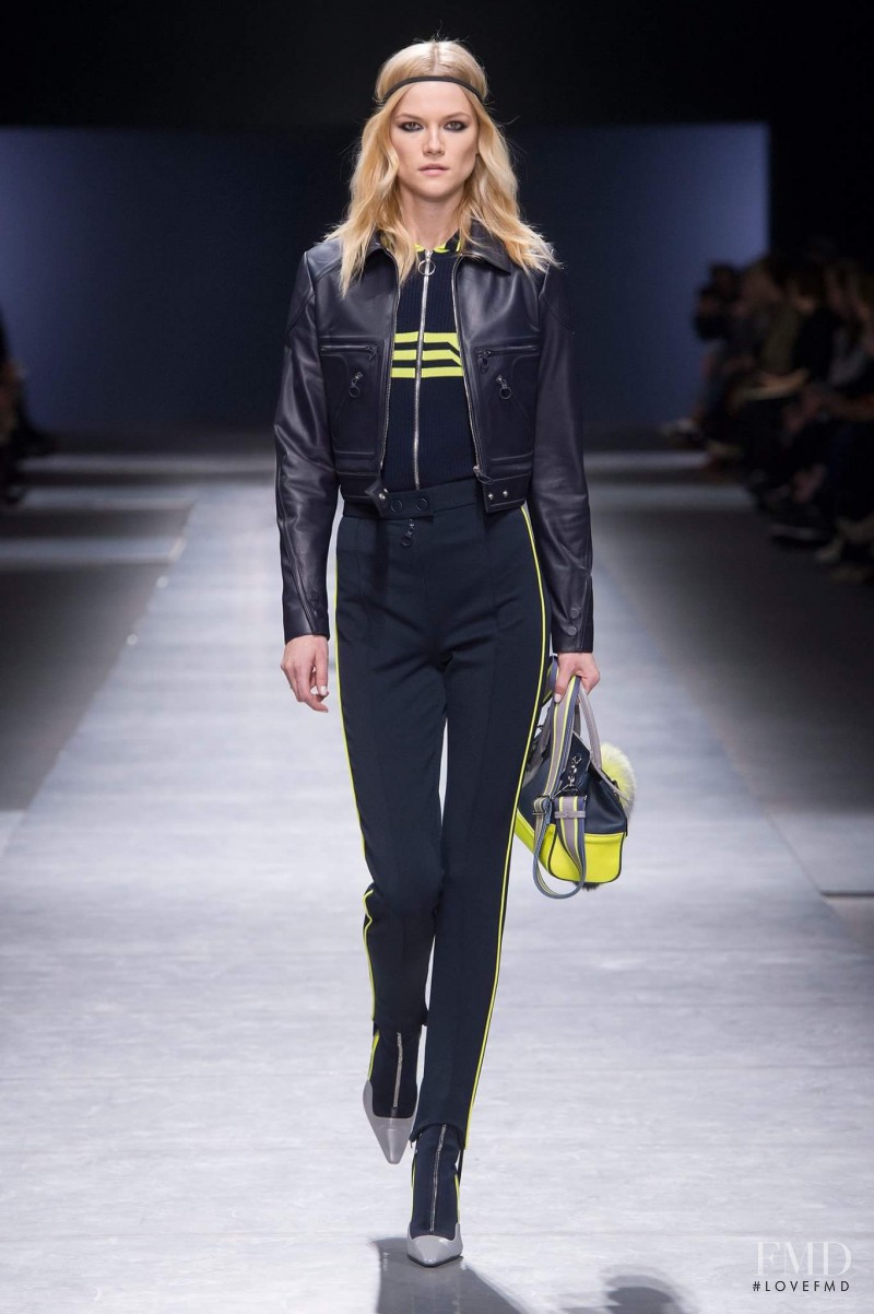 Kasia Struss featured in  the Versace fashion show for Autumn/Winter 2016