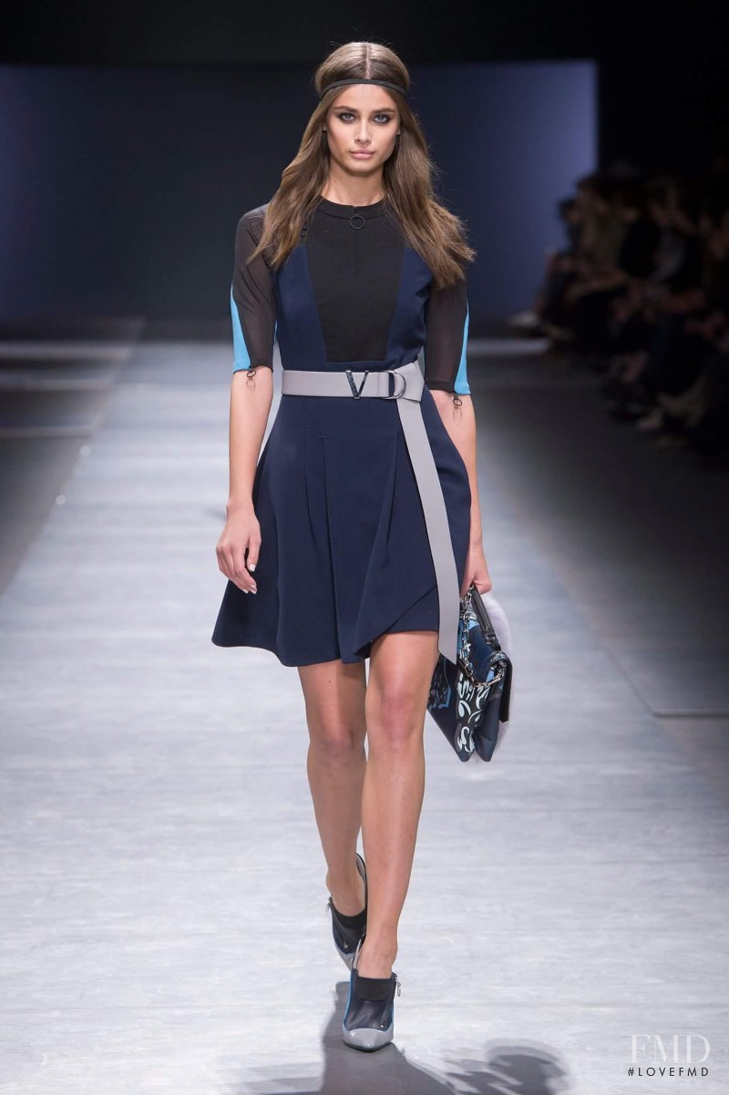 Taylor Hill featured in  the Versace fashion show for Autumn/Winter 2016