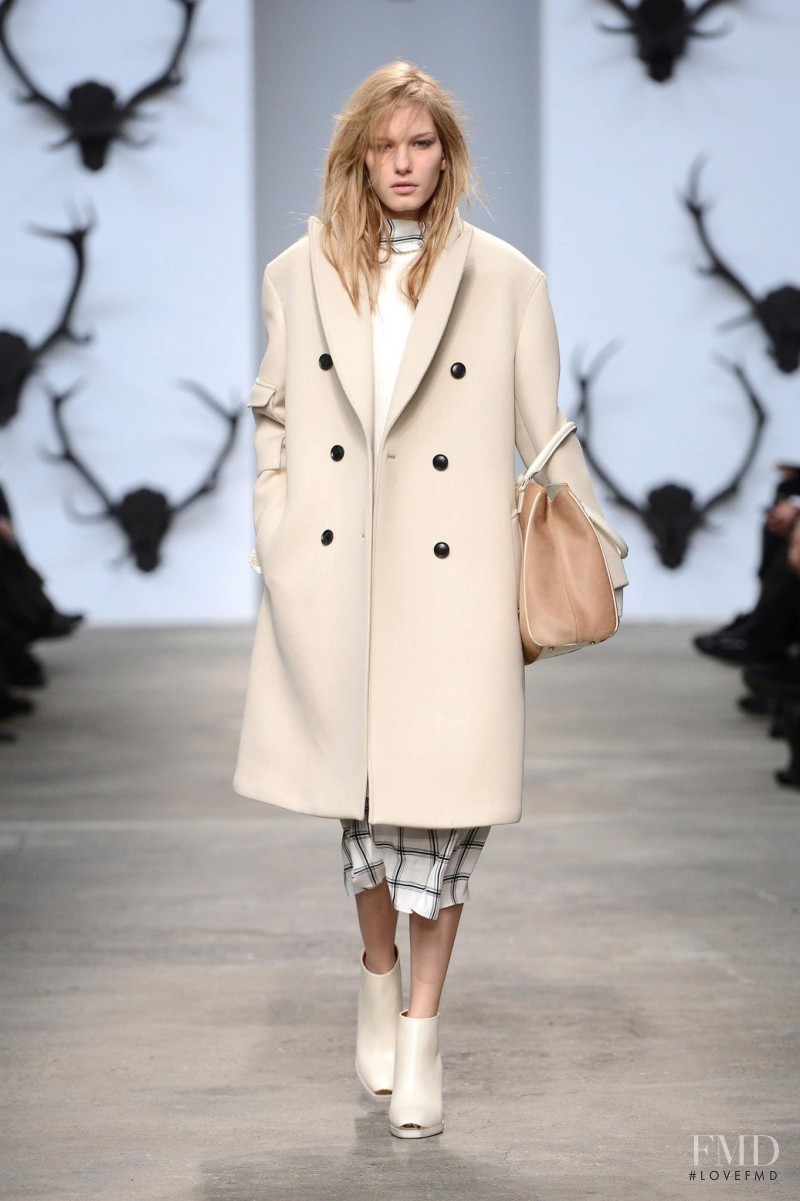 Marique Schimmel featured in  the Trussardi fashion show for Autumn/Winter 2013