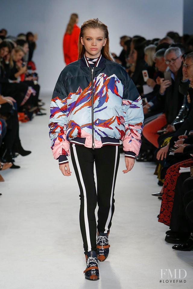 Stella Lucia featured in  the Pucci fashion show for Autumn/Winter 2016