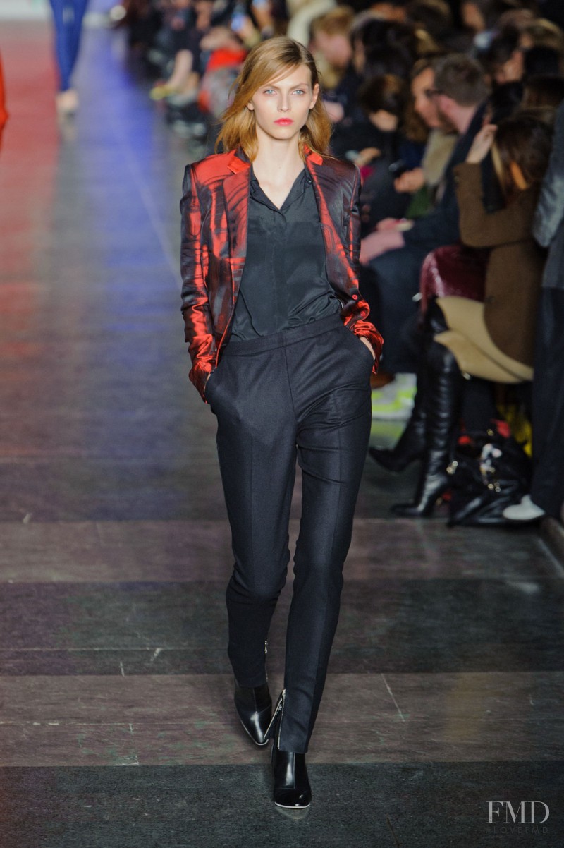 Karlina Caune featured in  the Paul Smith fashion show for Autumn/Winter 2013