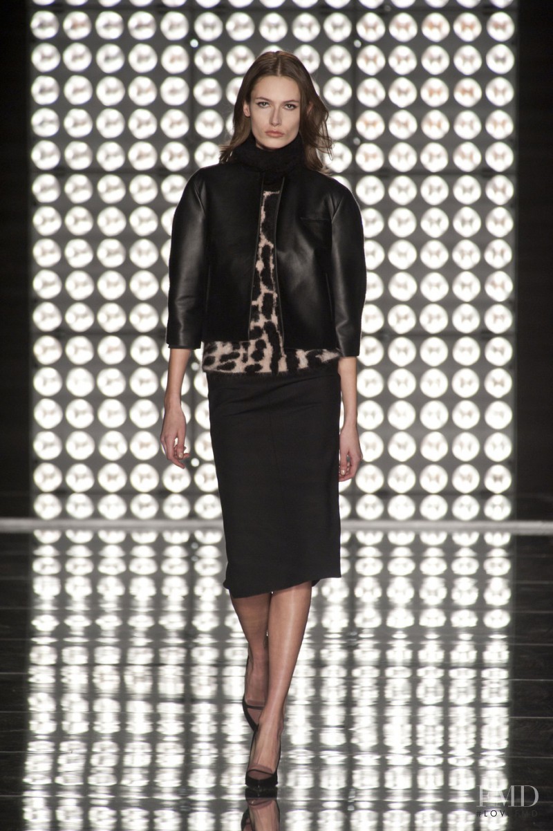 Paulina Kubac featured in  the Les Copains fashion show for Autumn/Winter 2013